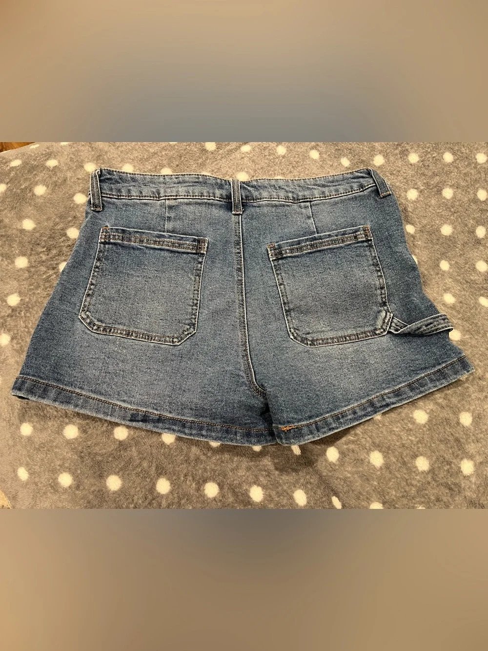 Celebrity Pink Blue Denim Shorts